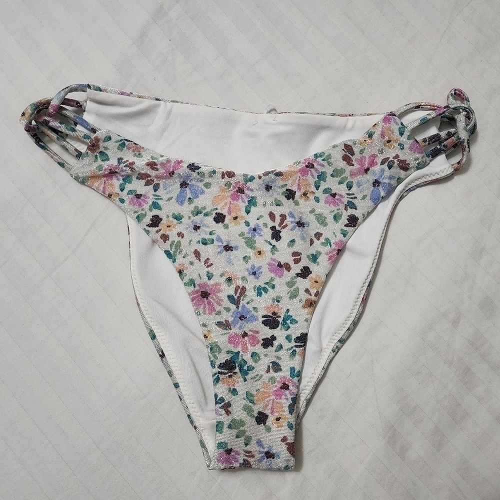 O'neill Shimmery Maggie Ditsy Kaanapali Bottom Medium Coverage Bikini Small